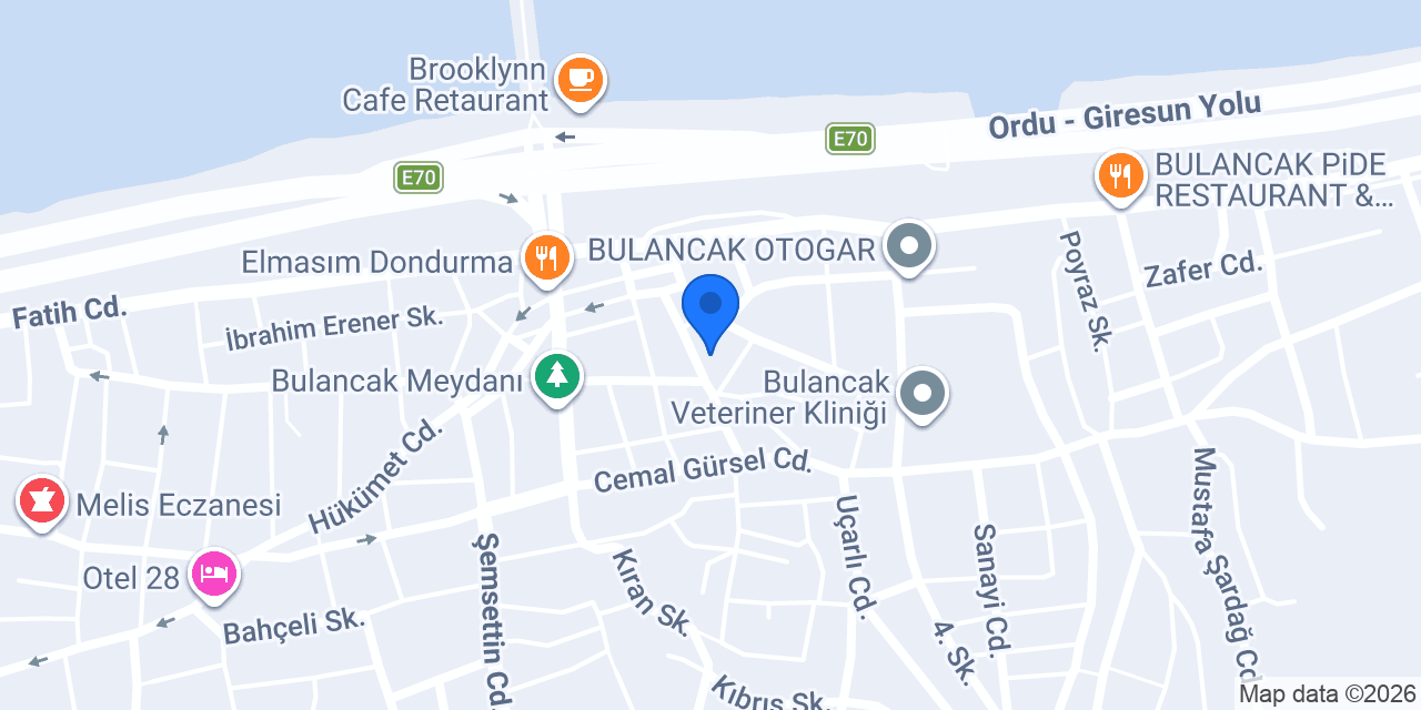 BULANCAK DENİZ TAKSİ konumu