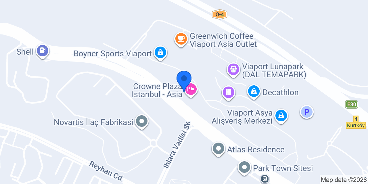 Cajun Corner Viaport Asya Avm konumu