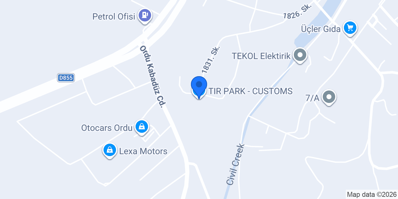 TIR PARK - CUSTOMS konumu