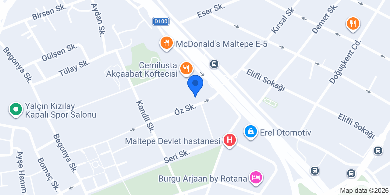 Akbank Maltepe E-5 Şubesi konumu