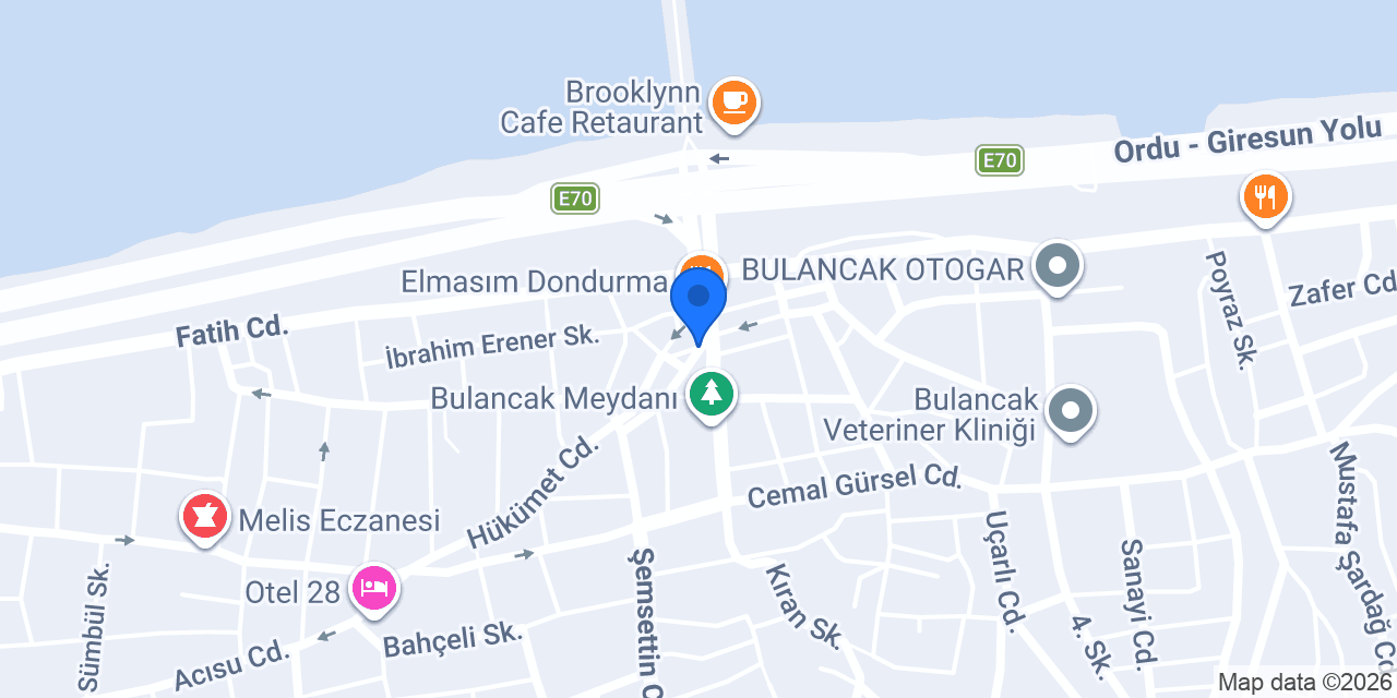 Kardeş Yapı Bulancak Merkez Ofis konumu