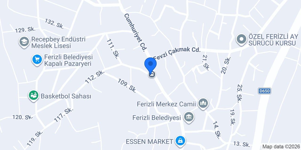 Nezahat Bayan Kuaförü konumu