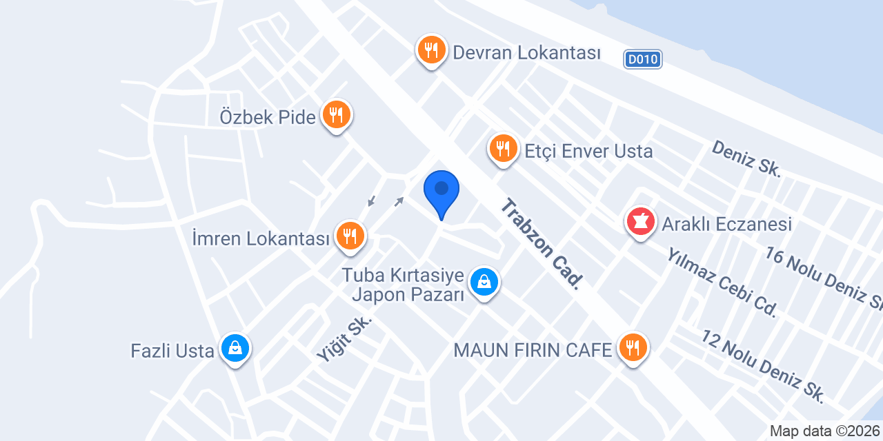 Şahinoğlu Baklava Tatlı Pastane konumu