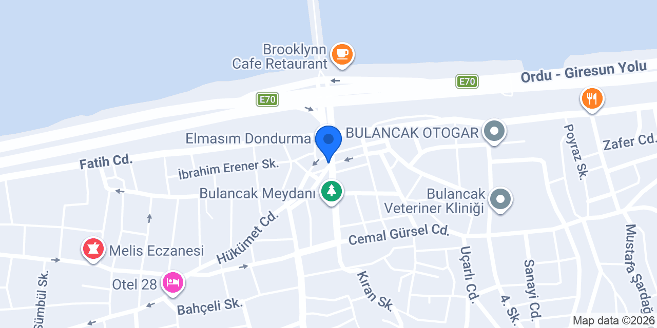 Bulancak Eczanesi konumu