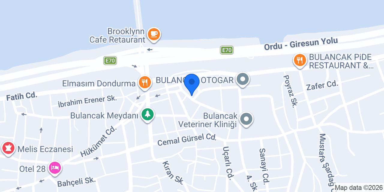 Ptt-bulancak Şubesi konumu
