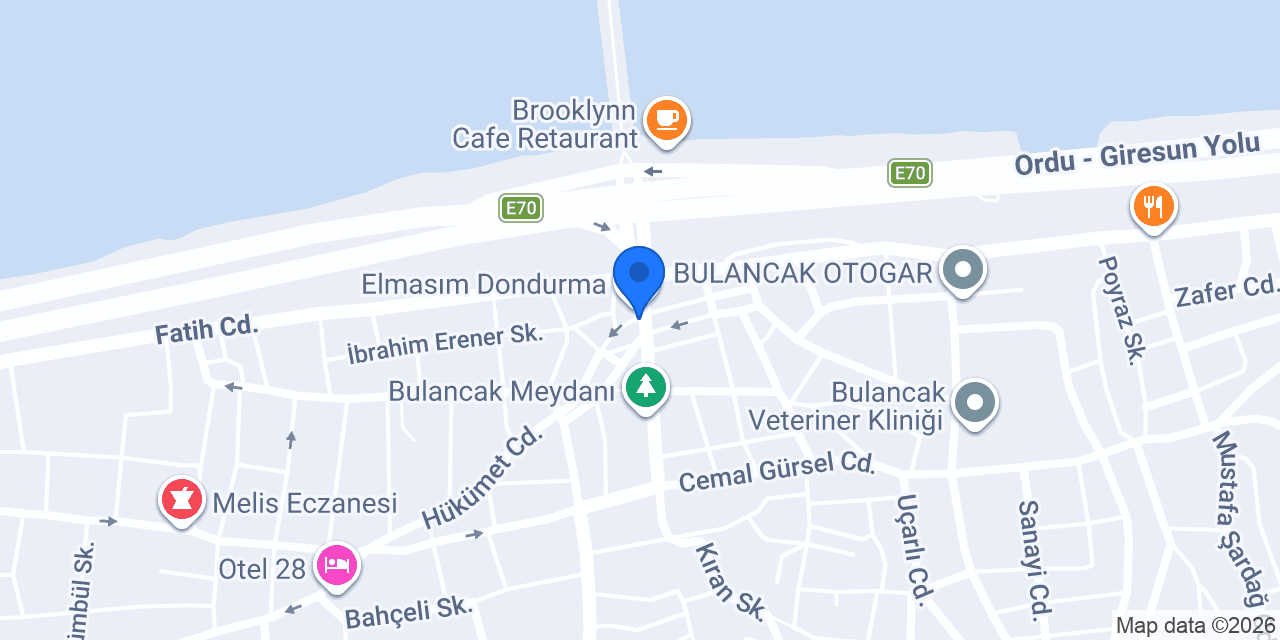 Yelken Restaurant konumu