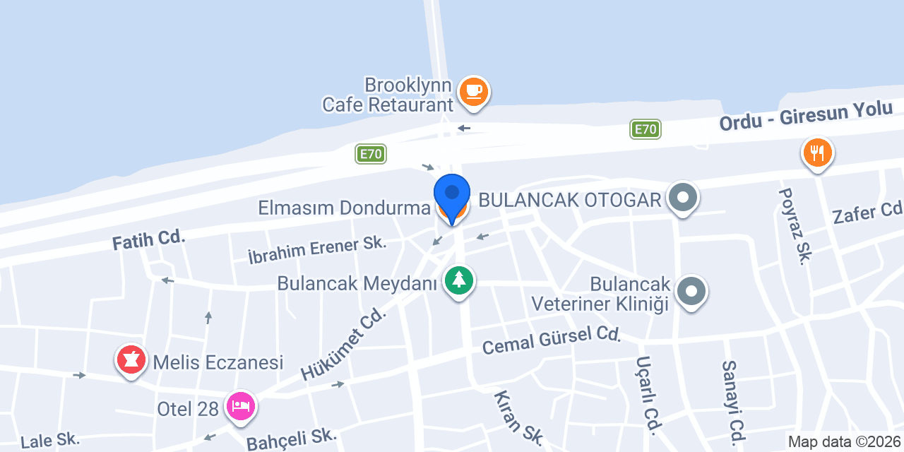 Elmasım Dondurma konumu