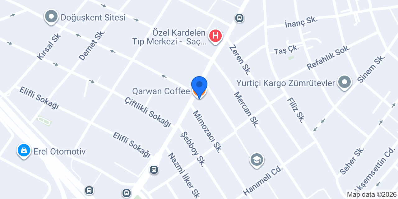 Qarwan Coffee konumu