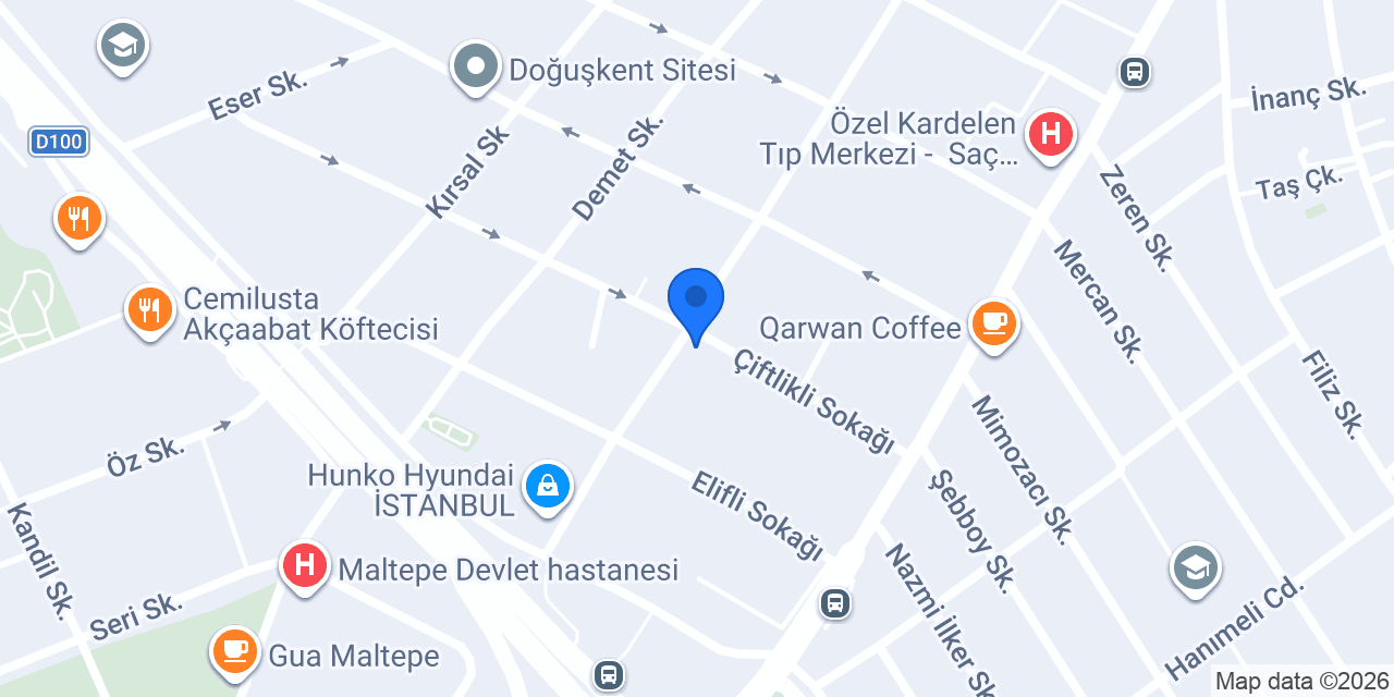 TAN ERKEK KUAFÖRÜ MALTEPE konumu