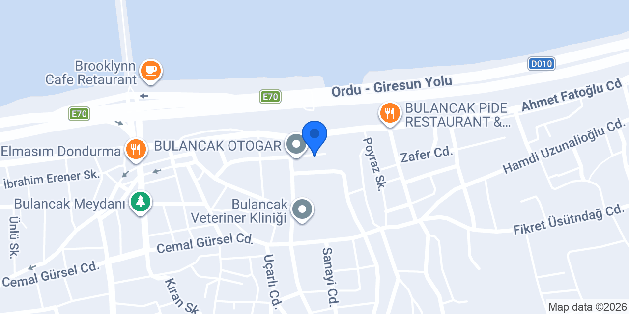 istanbul seyahat bulancak konumu