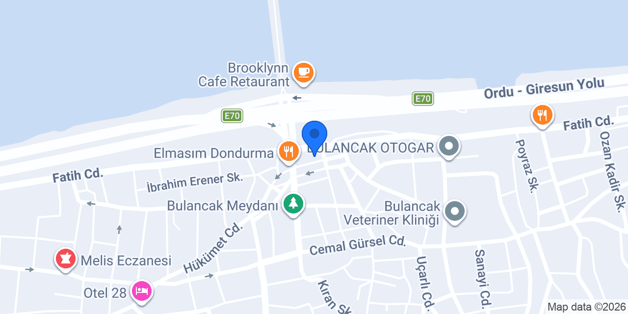 Turistik Restoran konumu