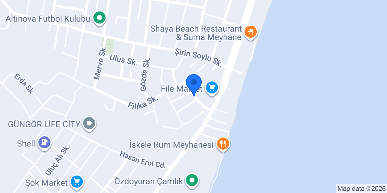 Şükran Tasarım ve Dikim Evi konumu