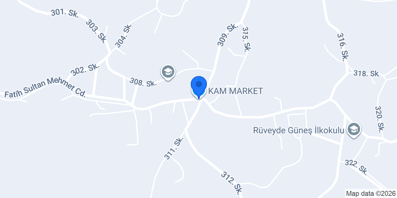 KAM MARKET konumu