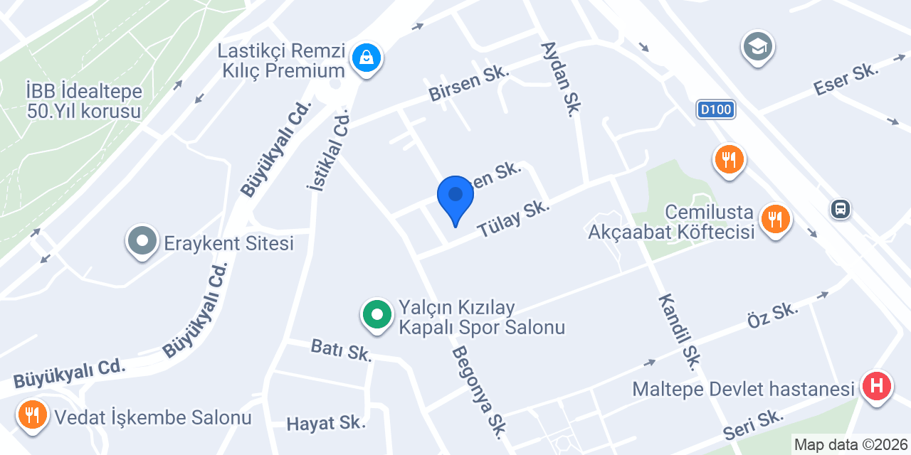Gece Teknik Servis konumu