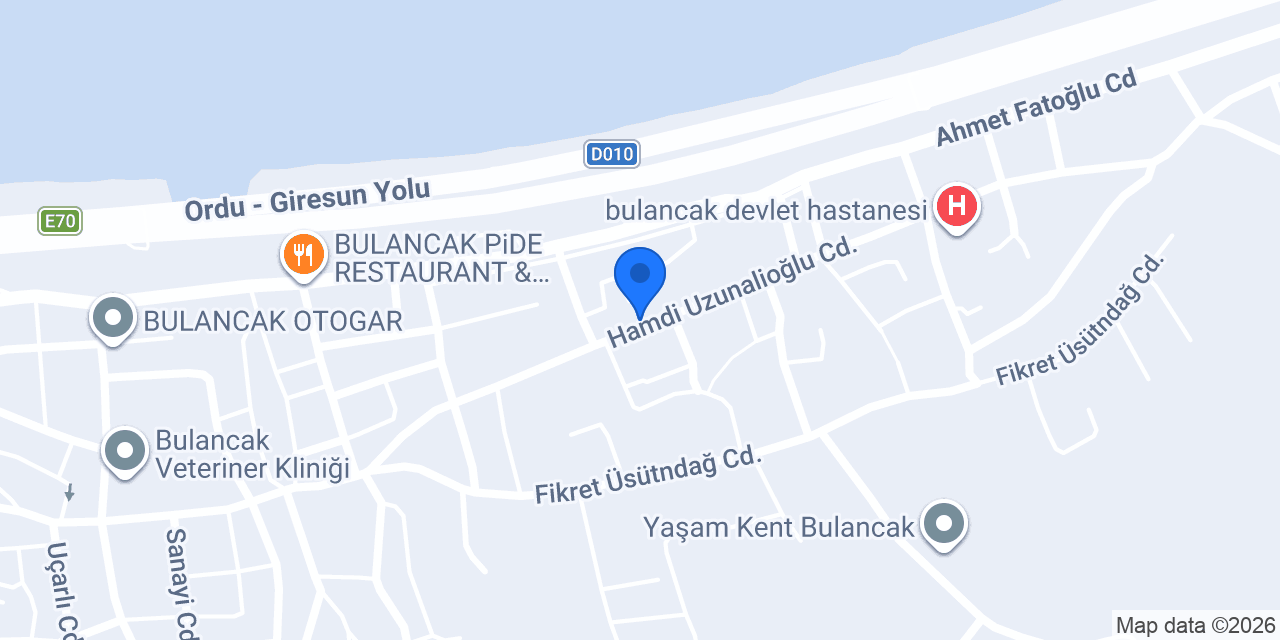 Bulancak İlçe Tarım ve Orman Müdürlüğü konumu