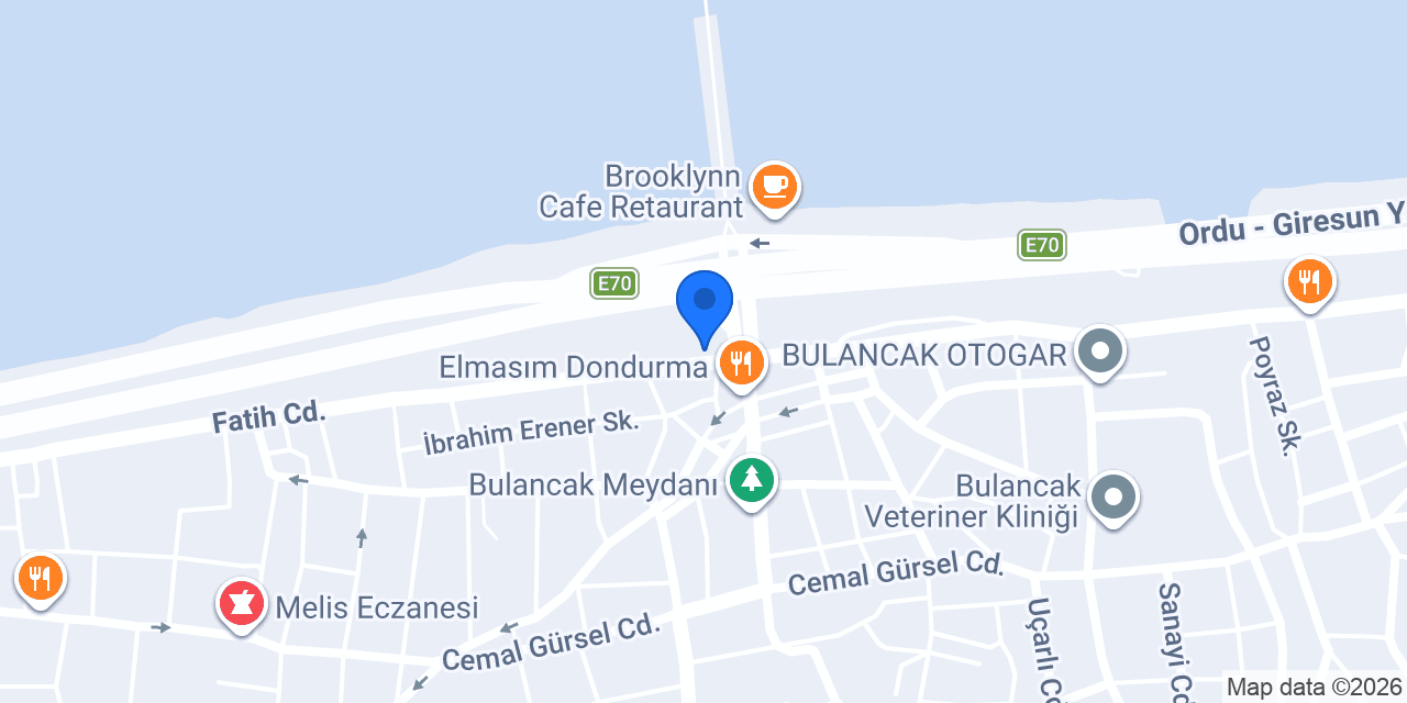 Kinzhy Döner Bulancak konumu