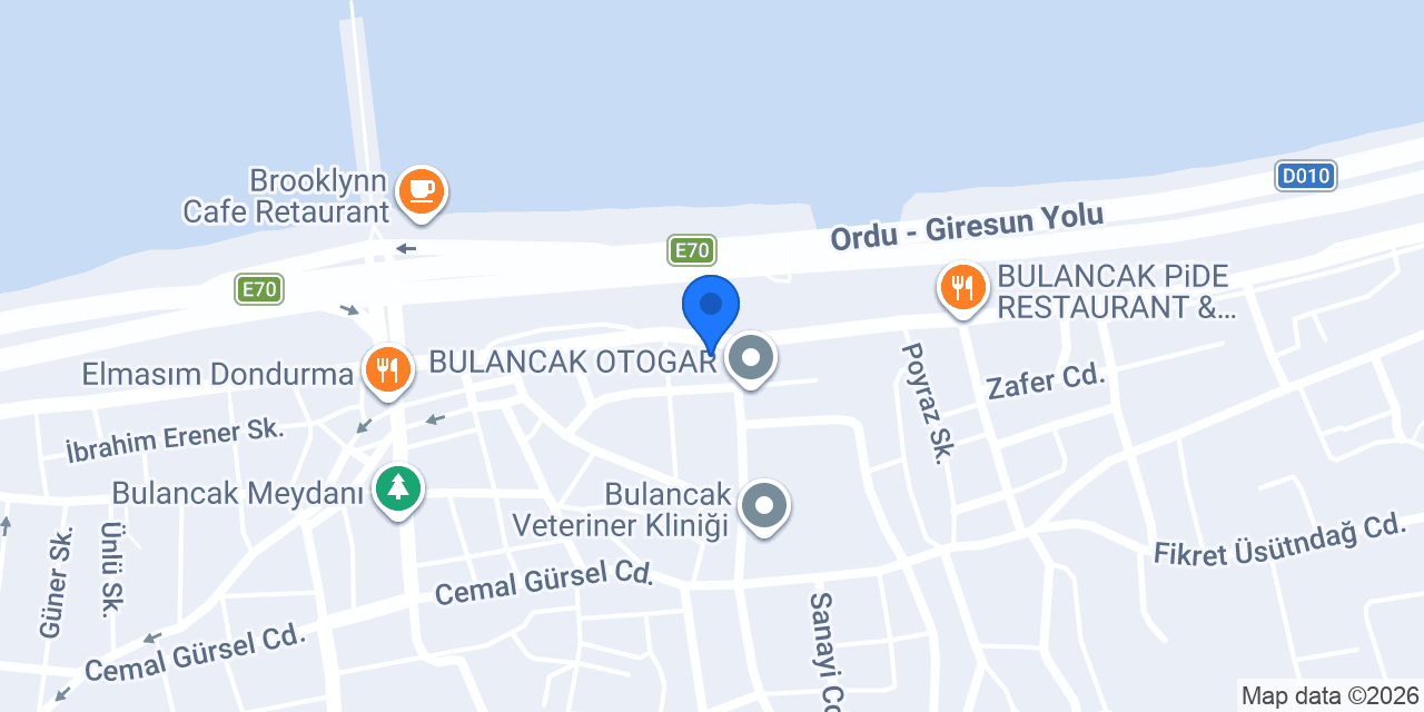 Bi Balık Bulancak konumu