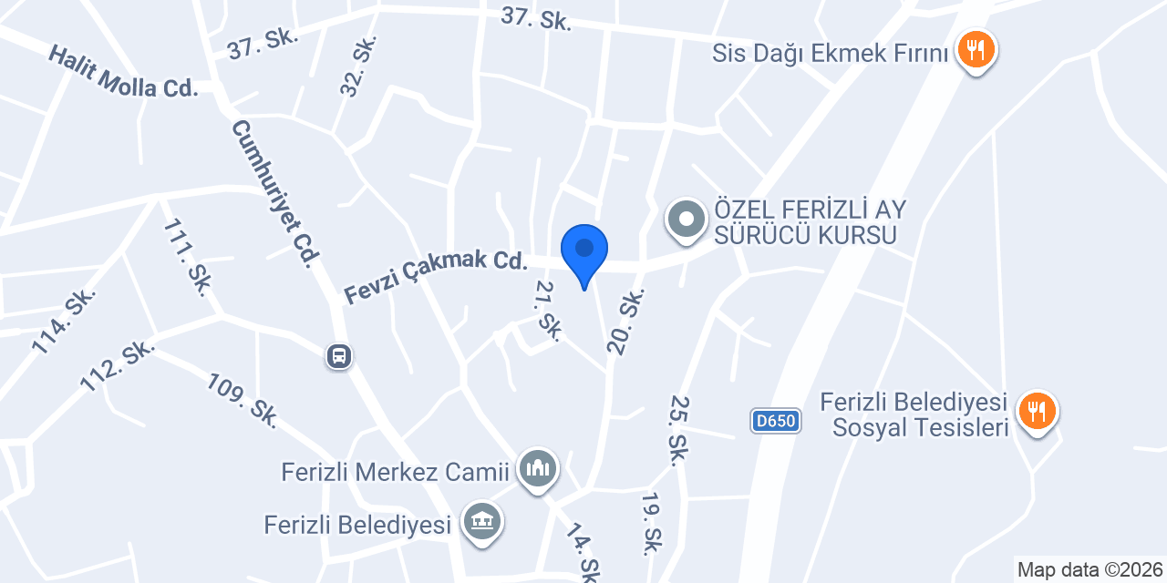 DÜRÜMHAN FERİZLİ konumu