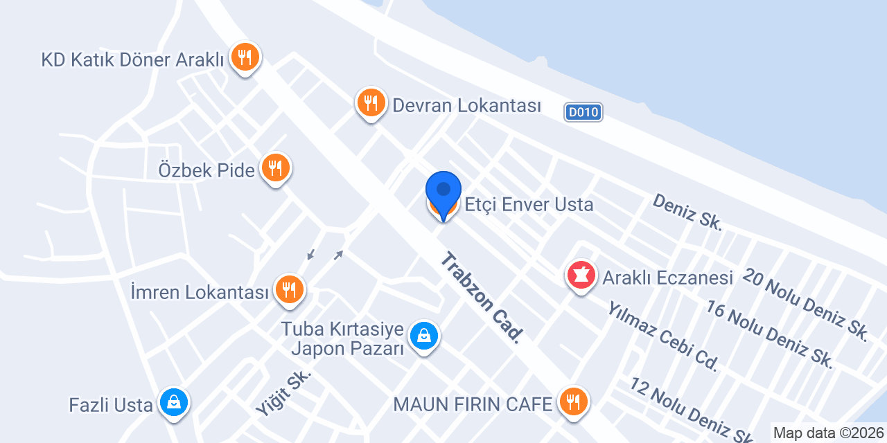 Etçi Enver Usta konumu