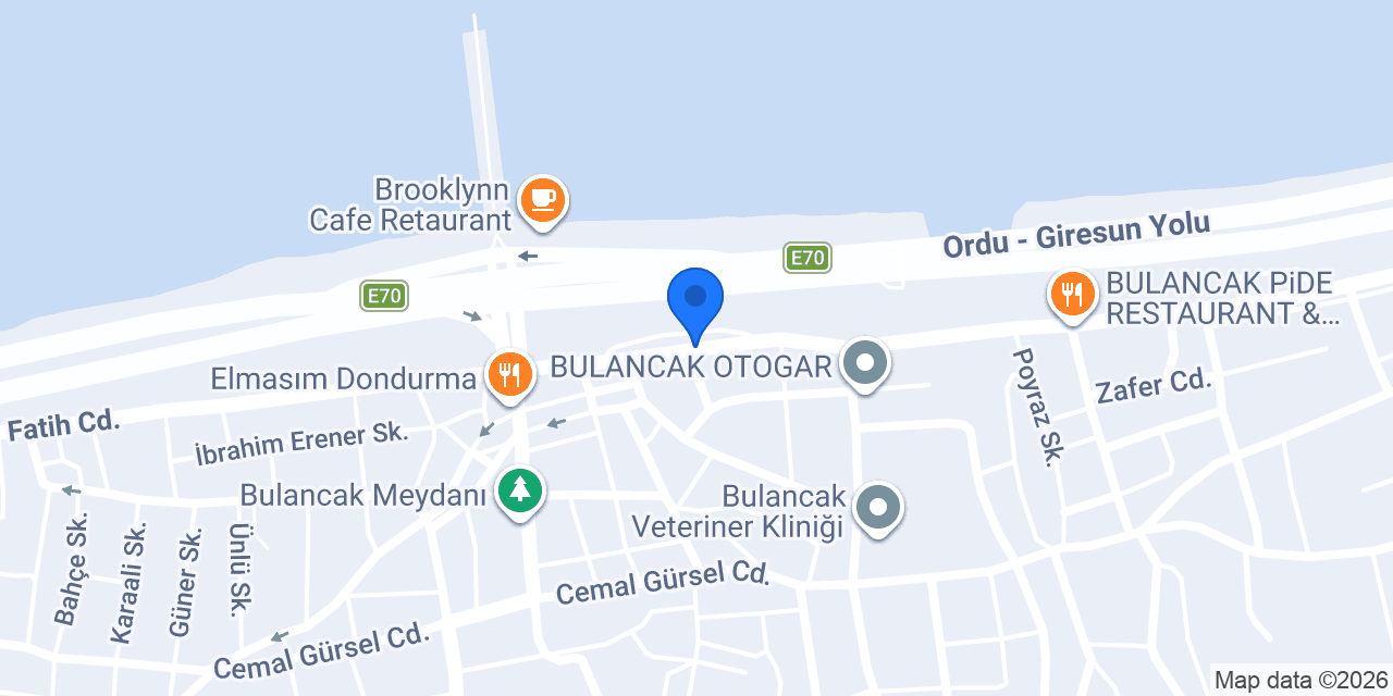 KingOfPizzarella - Bulancak konumu