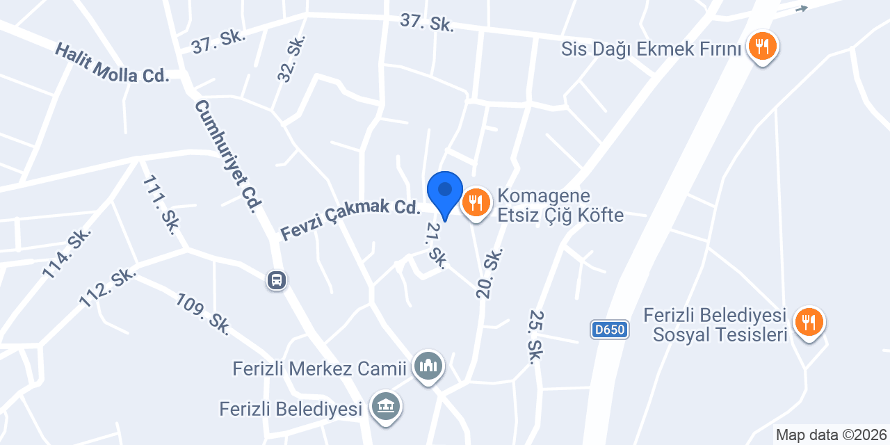 Emiroğlu Yapı Malzemeleri konumu