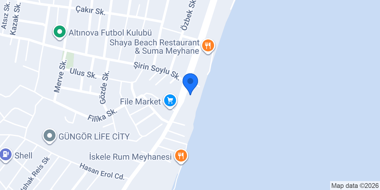 Közz Kebap konumu