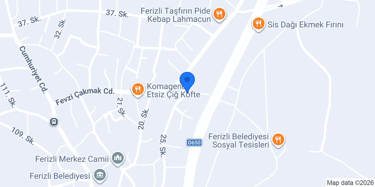 Zena İş Elbiseleri konumu