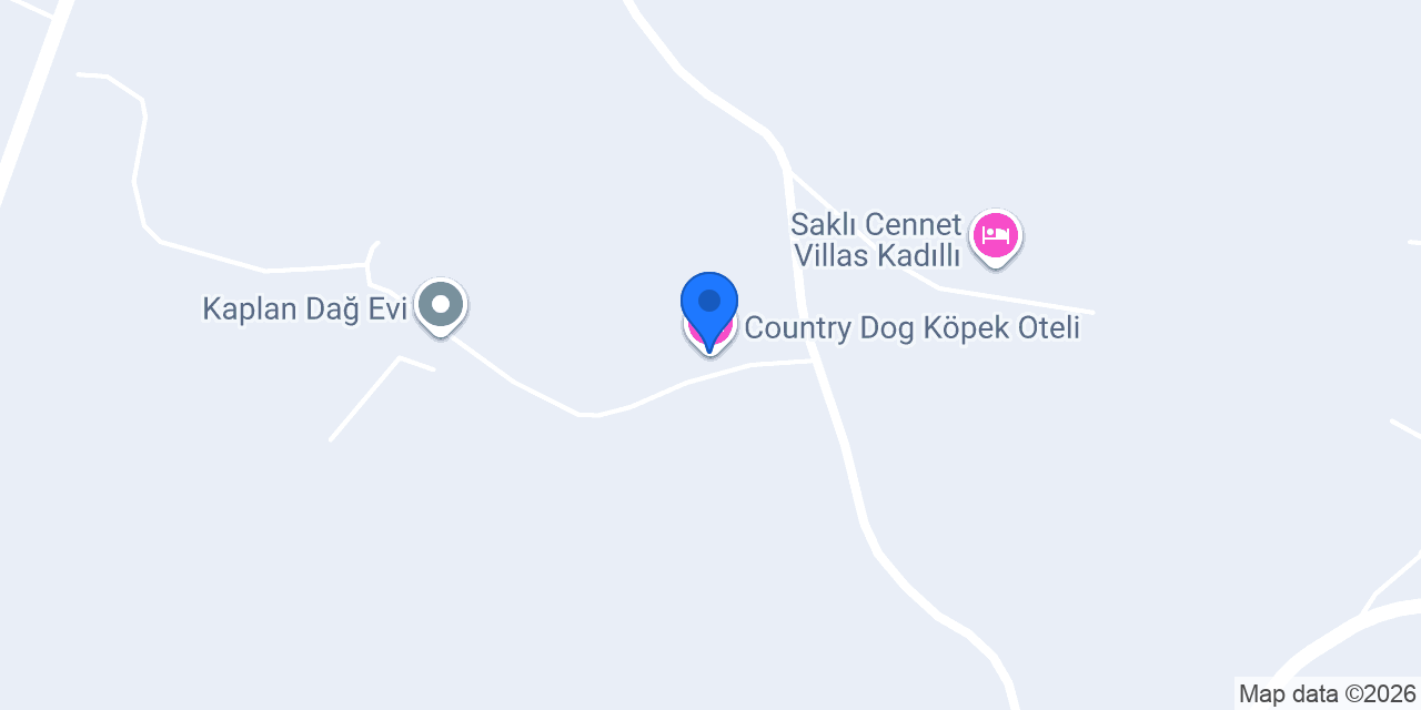 Country Dog Köpek Oteli konumu