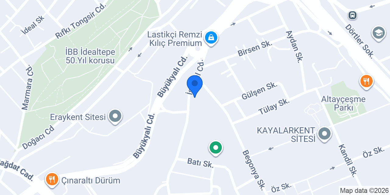 Maltepe Otel konumu