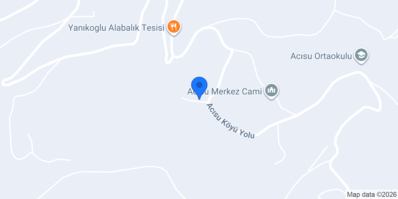 Acısu İlköğretim Okulu konumu