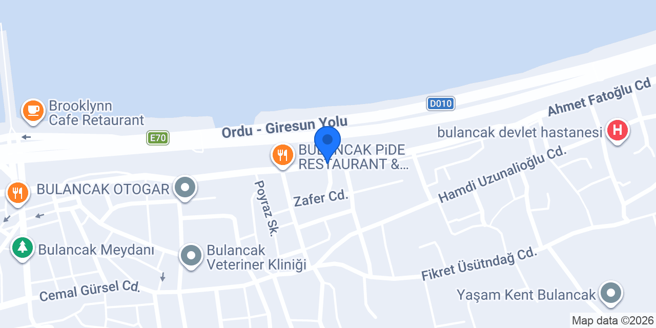 BULANCAK OTOGAR konumu