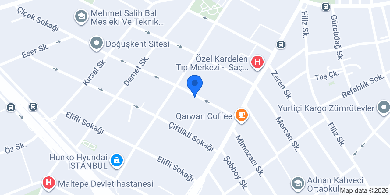 Salon Tanrıverdi Maltepe konumu