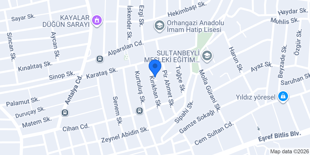 BOYAT Yapı Dekorasyon Kırım Tadilat konumu
