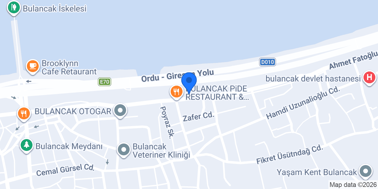 Bulancak Ali Osman Ulusoy Turizm konumu