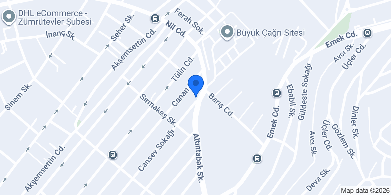 AGG Çakmak Hafriyat (Maltepe Ofis) konumu