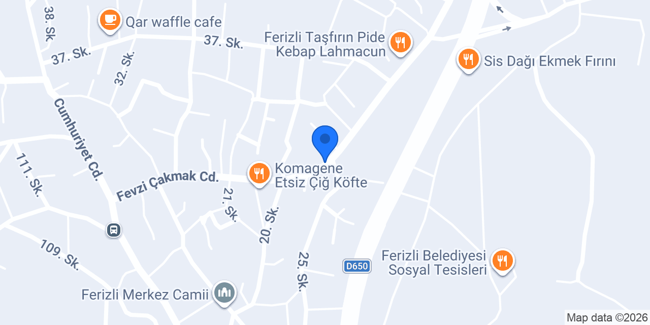 Atmaca Bıçakçılık konumu