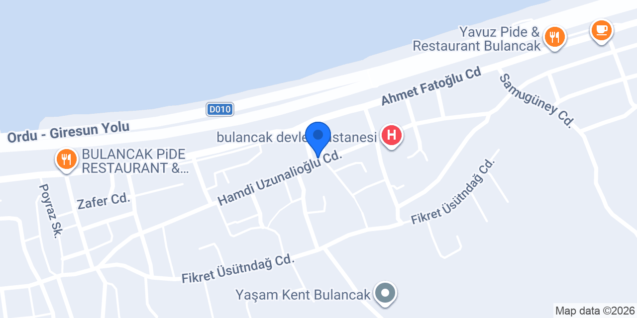 FİLETO ET BULANCAK konumu