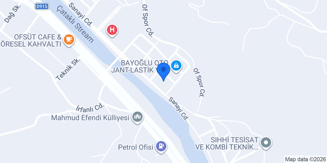 Keskin Oto Motor konumu