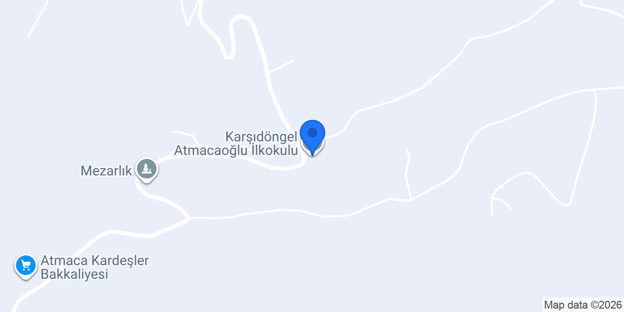 Karşıdöngel Atmacaoğlu İlkokulu konumu