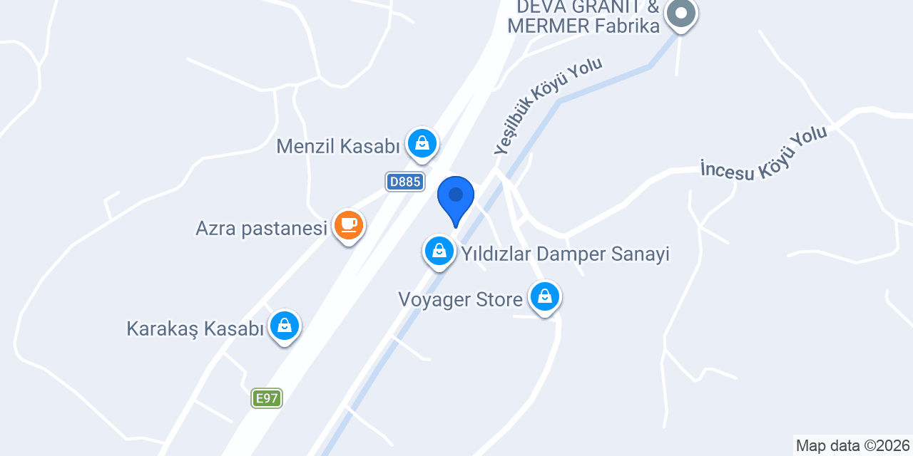 YDK İNŞAAT konumu