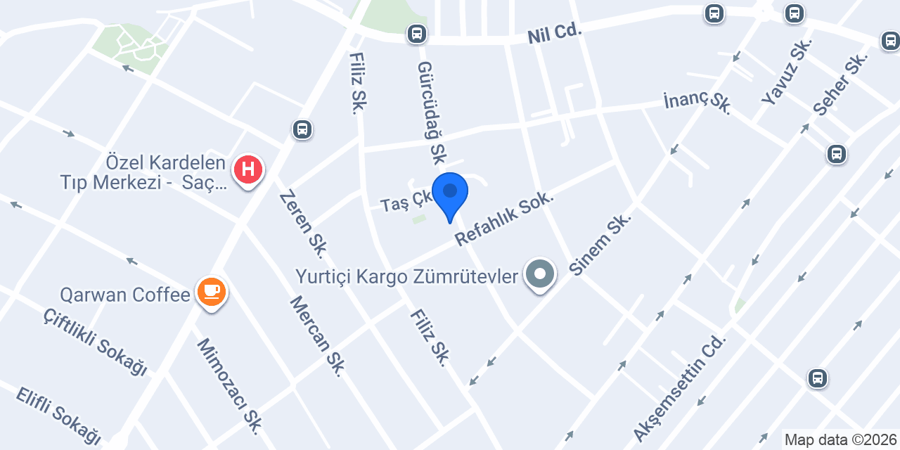 Aras Kargo Zümrüt Şubesi konumu