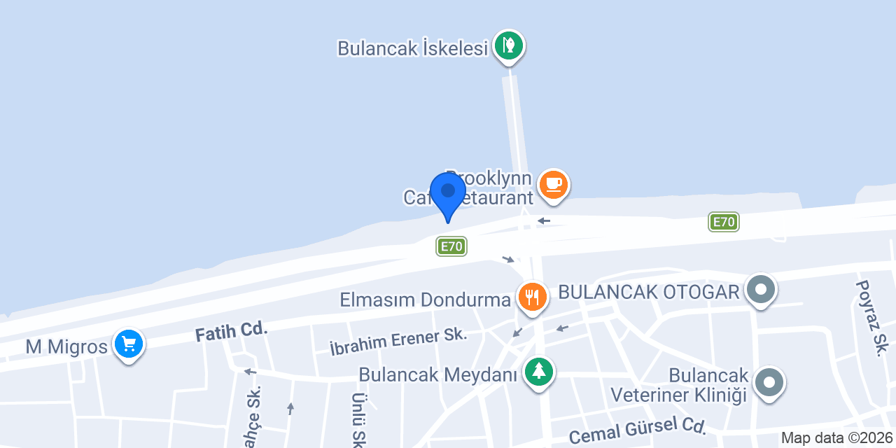 Çotanik Kafe konumu