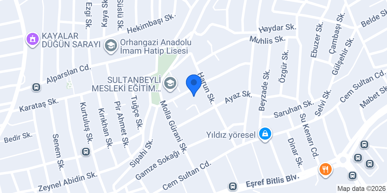 tente cuya konumu