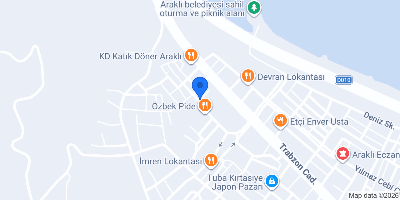 ARAKLI PSİKOTEKNİK MERKEZİ konumu