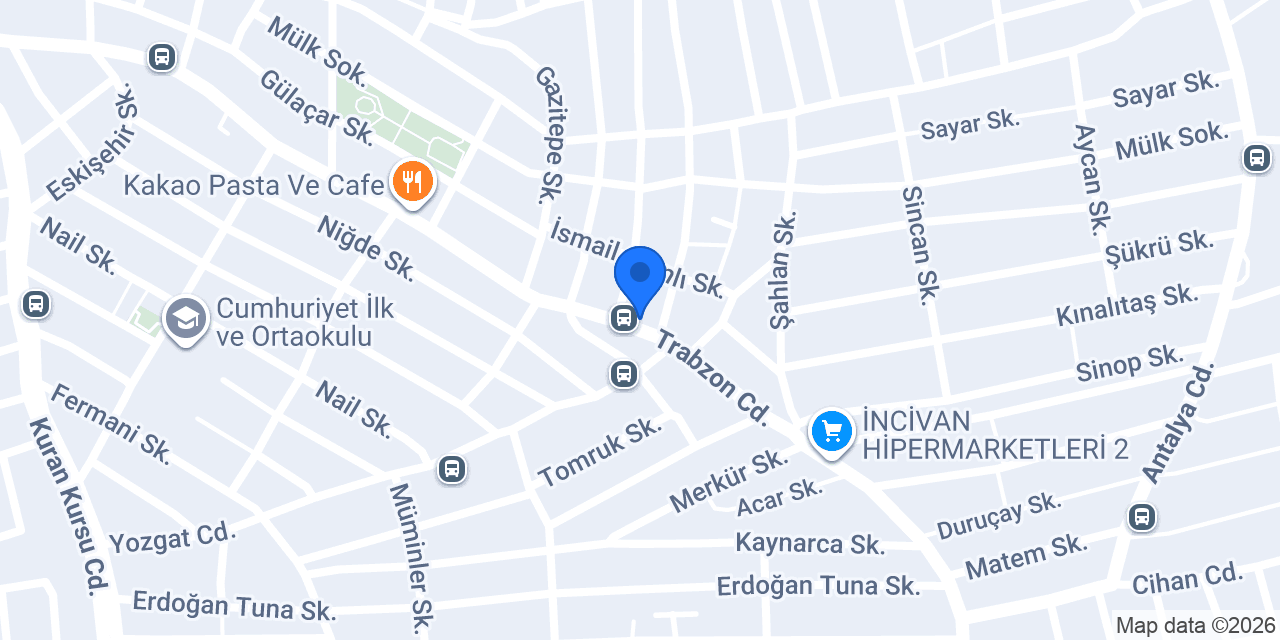 Menekşe Eczanesi konumu