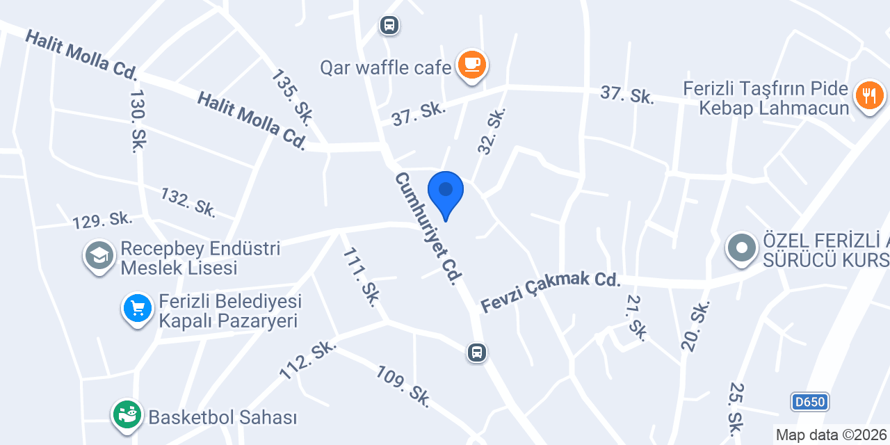 Sevdim Aperatif konumu