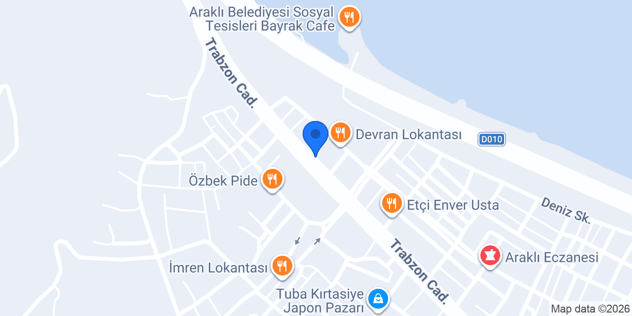 Alibaba Lokantası konumu