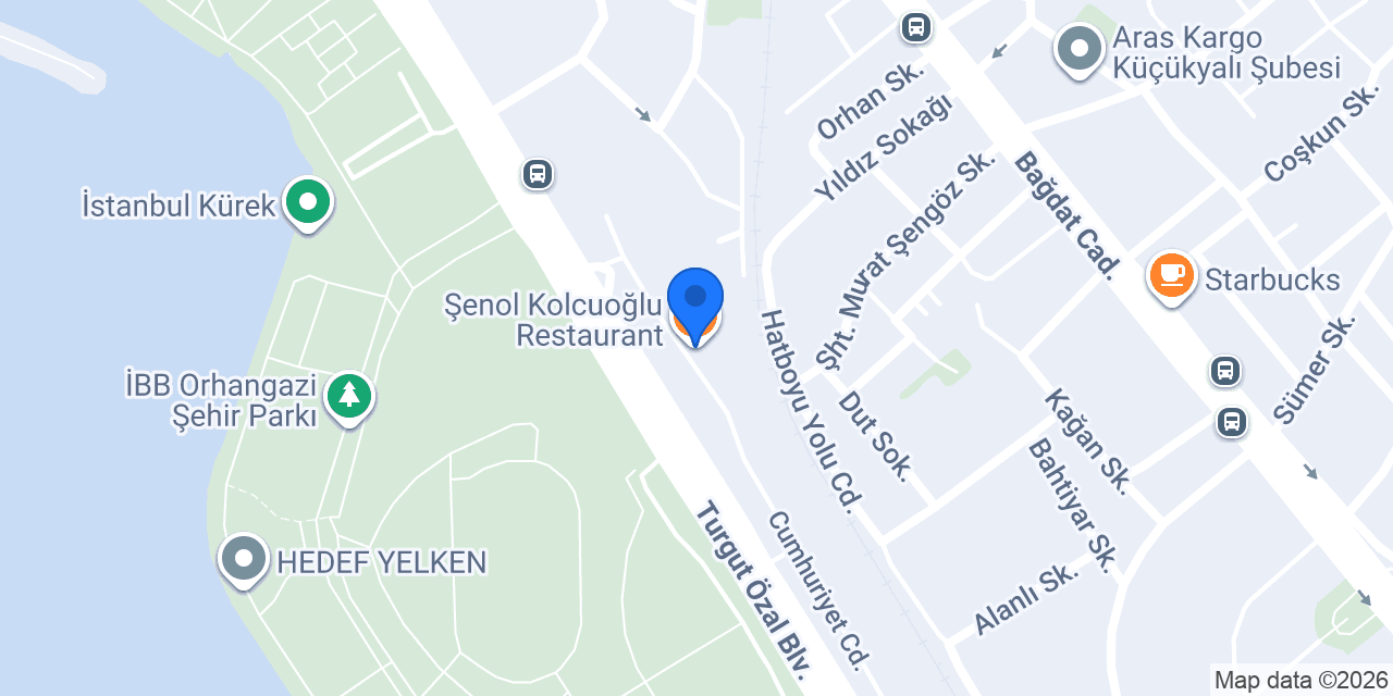 Şenol Kolcuoğlu Restaurant konumu