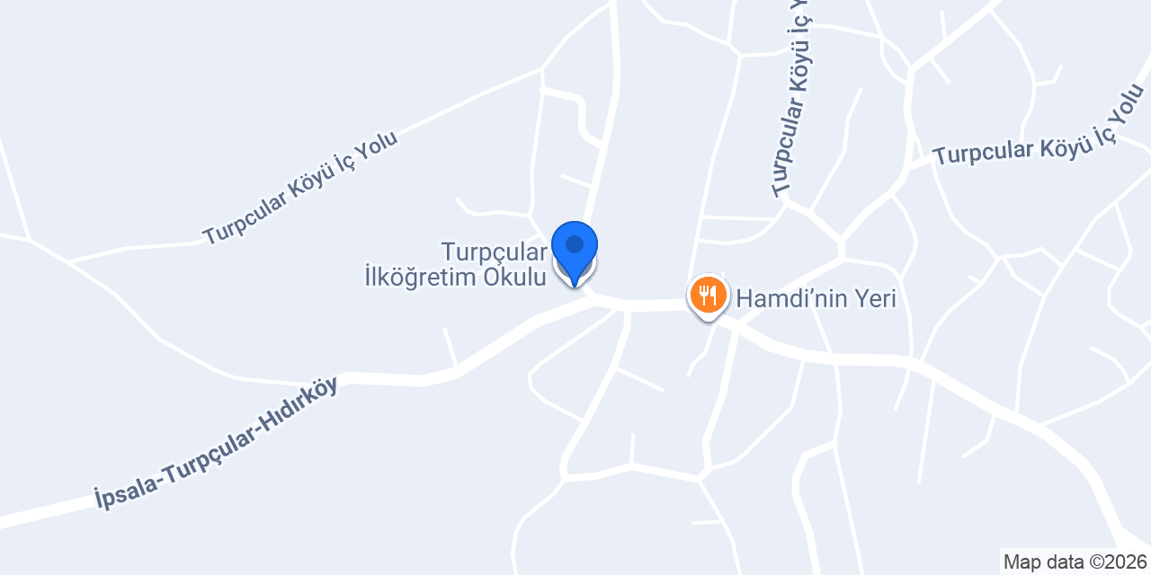 Turpçular İlköğretim Okulu konumu