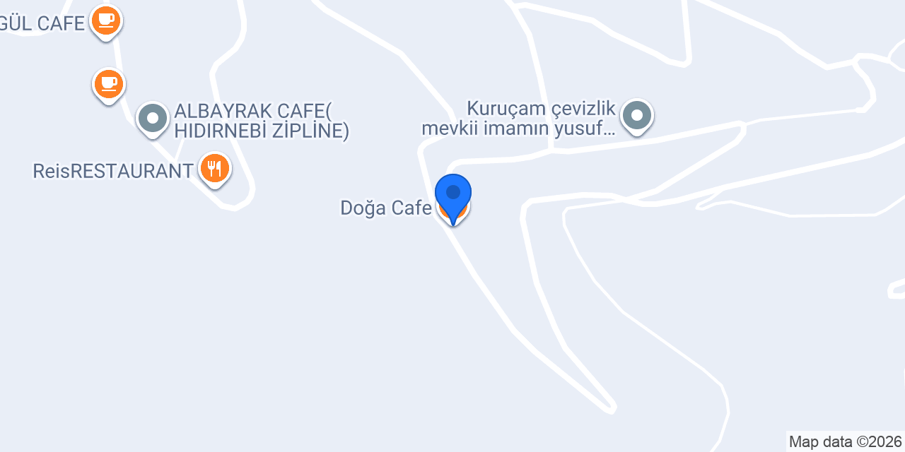 Doğa Cafe konumu